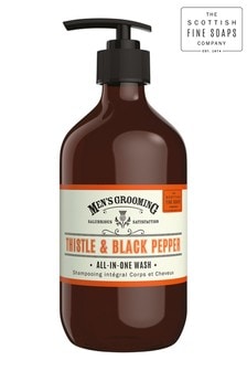 Scottish Fine Soaps Thistle  Black Pepper All In One