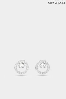 Swarovski Silver Creativity Circle Pierced Earrings (R21929) | £45