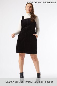 next black pinafore dress