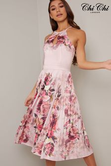 wedding guest skater dresses uk
