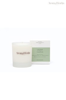 AromaWorks Light Range - Lemongrass & Bergamot 30cl Candle
