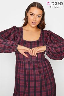 woolen midi dress