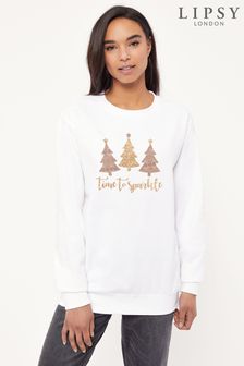 Lipsy Christmas Time To Sparkle Women's Sweatshirt