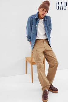 Gap Brown Relaxed Utility Cargo Trousers (R39771) | £45