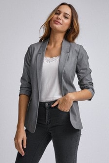 grey casual jacket womens