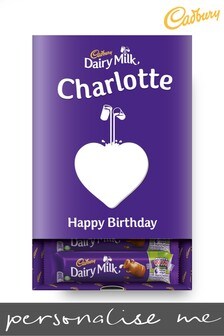 Personalised Chocolate Cadbury Dairy Milk Favourites Box By Yoodoo