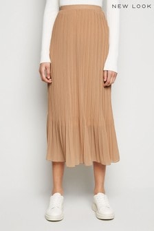 pleated skirt new look