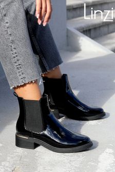 Girls Black Spot On Chelsea Ankle Boots UK Sizes 11-3 H5038 