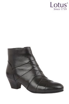 Lotus Footwear Leather Ankle Boots