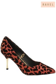 leopard print red shoes