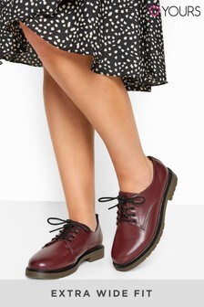 Yours Bala Lace Up Casual Shoes In Extra Wide Fit
