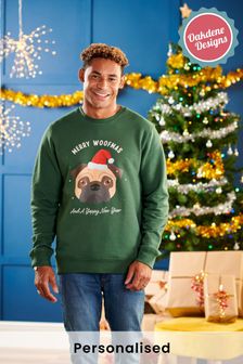 Personalised Men's Dog Breed Christmas Jumper by Oakdene Designs (R56985) | £30