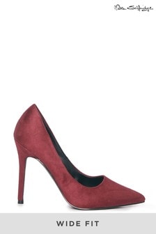 wide fit red shoes uk