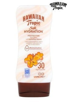 Hawaiian Tropic Silk Hydration Protective Sun Lotion with Hydrating Ribbons SPF 30 180ml