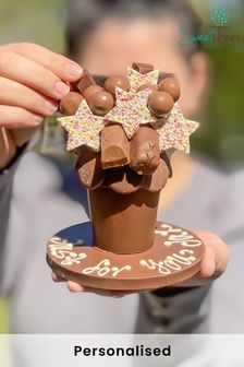 Personalised Mini Belgian Chocolate Smash Pot by Sweet Trees