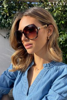 Lipsy Oversized Chain Sunglasses