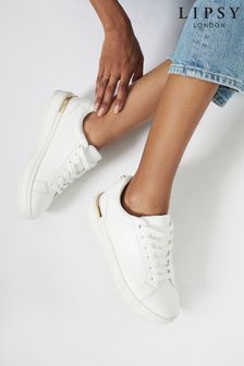lipsy low top canvas trainer