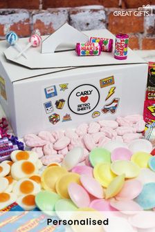 Personalised Retro Sweet Tuck Box by Great Gifts (R72410) | £20