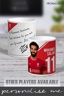 Personalised Liverpool FC Player Autograph Mug by Personalised Football Gifts (R72999) | £12