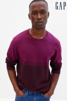 Mens Purple Jumpers | Purple Pattern 