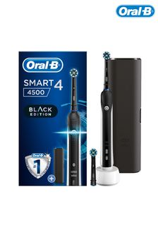 Oral-B Smart 4 4500N Black Electric Toothbrush + Free Travel Case