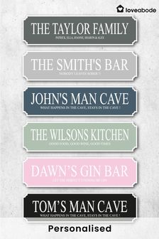 Personalised Vintage Road Sign by Loveabode (R79184) | £22