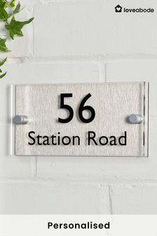 Personalised House Name Sign by Loveabode