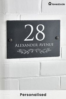 Personalised Montague House Sign By Loveabode (R79252) | £24