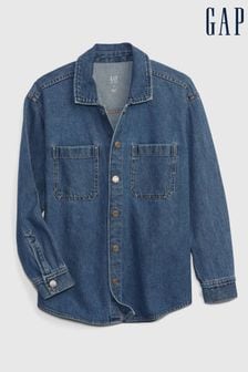 Gap Blue Oversized Denim Shirt Jacket (R80572) | £35