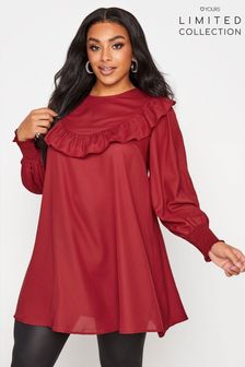 Yours Limited Round Frill Neck Tunic