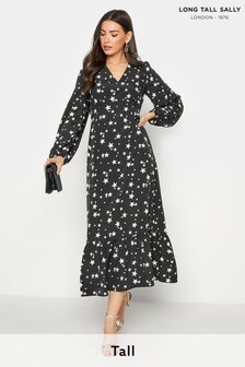 Long Tall Sally Star Print Midi Dress