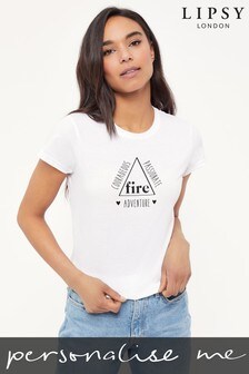 Personalised Lipsy Fire Earth Elements Women's T-Shirt by Instajunction