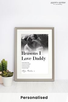 Personalised I Love You Print by Jonny's Sister