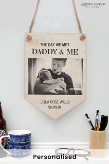 Personalised New Dad Pennant by Jonny's Sister