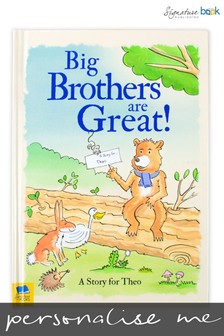 Personalised Big Brothers Are Great Hardback Book by Signature Book Publishing