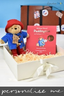 Personalised Paddington Story Book And Plush Toy Gift Set by Signature Book Publishing (R84811) | £50