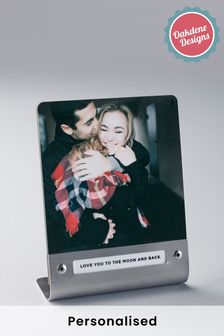 Personalised Photo Upload Metal Photo Frame by Oakdene Designs