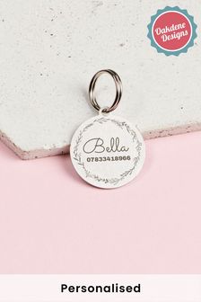 Personalised Cat Tag by Oakdene
