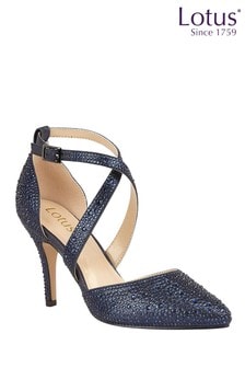 Lotus Footwear Ankle Strap Court Shoes