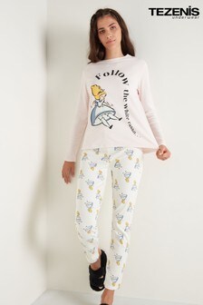Tezenis Alice in Wonderland Long Cotton Pyjamas