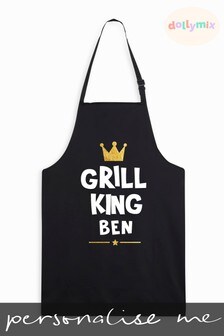 Personalised Adults Crown Aprons By Dolly Mix