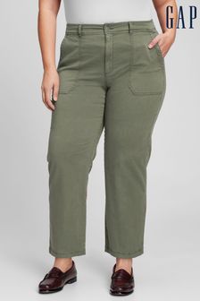 Boohoo Tall Utility Pocket Cargo Pants in Stone Womens Clothing Trousers Natural Slacks and Chinos Cargo trousers 