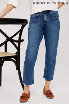 Dorothy Perkins Petite Designed Midwash Jean