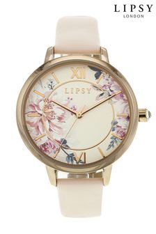 Lipsy Nude Floral Watch (R96086) | £35