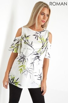womens cold shoulder t shirts