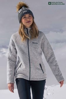 16 Women's Grey Full Zip Hoodie Size Mountain Warehouse MOUNTAIN WAREHOUSE 