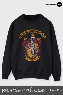 Brands In Harry Potter Gryffindor Crest Womens Black Sweatshirt