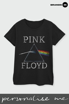Brands In Pink Floyd The Dark Side of the Moon Prism Womens Black T-Shirt