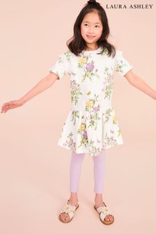 Lilac/Ecru Printed Tunic and Legging Set