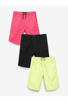 Multi Bright 3 Pack Pull-On Shorts (3-16yrs) (T03099) | £18 - £33